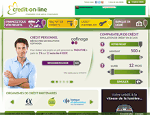 Tablet Screenshot of credit-on-line.com